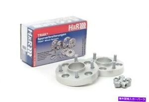 �X�y�[�T�[ 2002�N����2004�N��Acura RSX�̃z�C�[���X�y�[�T�[��H��R 25mm�V���o�[�{���g H&R 25mm Silver Bolt On Wheel Spacers for 2002-2004 Acura RSX�y���s�A���i�z