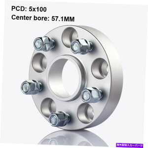 �X�y�[�T�[ 2pcs 25mm����PCD 5x100 CB 57.1mm�A���~�z�C�[���t�����W�X�y�[�T�[�A�_�v�^�[ 2pcs 25mm Thick PCD 5x100 CB 57.1mm Aluminum wheel Flange Spacers Adapters�y���s�A���i�z