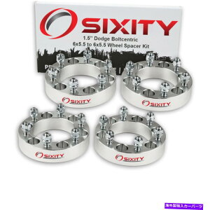 Xy[T[ 4PC 1.5 "_bWpzC[Xy[T[50C_[D50A_v^[OX^bh6x5.5 bn 4pc 1.5" Wheel Spacers for Dodge Ram 50 Raider D50 Adapters Lugs Stud 6x5.5 bn