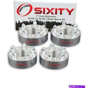 �X�y�[�T�[ 4pc 2 "isuzu hombre�A�_�v�^�[���O�X�^�b�h5x120.7 zv�p�z�C�[���X�y�[�T�[ 4pc 2" Wheel Spacers for Isuzu Hombre Adapters Lugs Studs 5x120.7 zv
