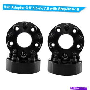 �X�y�[�T�[ 4PCS 2 "�z�C�[���X�y�[�T�[�A�_�v�^�[5x5.5 | Dodge Ram 1500 Durango�p��9/16�X�^�b�h 4pcs 2" Wheel Spacers Adapters 5x5.5 | 9/16 Studs For Dodge Ram 1500 Durango
