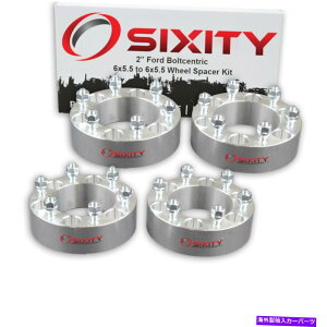 Xy[T[ 4PC 2 "tH[hN[GA_v^[OX^bh̃zC[Xy[T[6x5.5 ei 4pc 2" Wheel Spacers for Ford Courier Adapters Lugs Studs 6x5.5 ei
