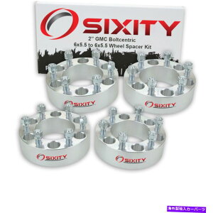Xy[T[ 4PC 2 "GMC SAVANA 1500A_v^[OX^bh6x5.5 ZF̃zC[Xy[T[ 4pc 2" Wheel Spacers for GMC Savana 1500 Adapters Lugs Studs 6x5.5 zf