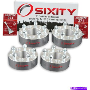 Xy[T[ 4PC 2 "LfbNGhhXLRA_v^[OX^bh5x120.7 kĩzC[Xy[T[ 4pc 2" Wheel Spacers for Cadillac El Dorado XLR Adapters Lugs Studs 5x120.7 ki