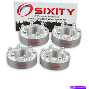 �X�y�[�T�[ 4PC 2 "�v���}�X���s�b�N�A�b�v�A�_�v�^�[���O�X�^�b�h6x139.7 at 4pc 2" Wheel Spacers for Plymouth Arrow Pickup Adapters Lugs Studs 6x139.7 at