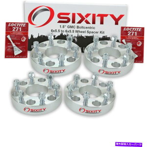 �X�y�[�T�[ 4PC 1.5 "GMC Savana 1500�A�_�v�^�[���O�X�^�b�h6x5.5 OQ�p�z�C�[���X�y�[�T�[ 4pc 1.5" Wheel Spacers for GMC Savana 1500 Adapters Lugs Studs 6x5.5 oq