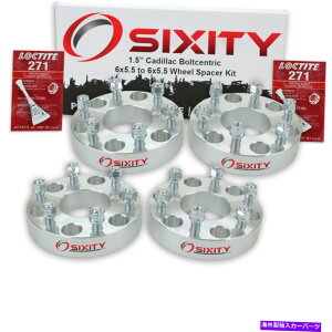 �X�y�[�T�[ 4PC 1.5 "�L���f���b�N�G�X�J���[�h�A�_�v�^�[���O�X�^�b�h6x5.5�p���p�z�C�[���X�y�[�T�[ 4pc 1.5" Wheel Spacers for Cadillac Escalade Adapters Lugs Studs 6x5.5 uk