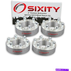 Xy[T[ 4PC 2 "n}[pzC[Xy[T[H3gbNSUVA_v^[OX^bh6x5.5 ZU 4pc 2" Wheel Spacers for Hummer H3 Truck SUV Adapters Lugs Studs 6x5.5 zu