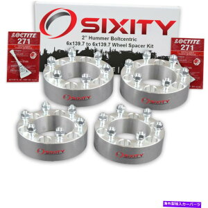 �X�y�[�T�[ 4PC 2 "�n�}�[�̃z�C�[���X�y�[�T�[H3�g���b�NSUV�A�_�v�^�[���O�X�^�b�h6x139.7 GO GO 4pc 2" Wheel Spacers for Hummer H3 Truck SUV Adapters Lugs Studs 6x139.7 go