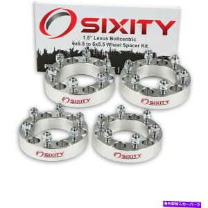Xy[T[ 4PC 1.5 "NTXpzC[Xy[T[GX470 LX450A_v^[OX^bh6x5.5 VU 4pc 1.5" Wheel Spacers for Lexus GX470 LX450 Adapters Lugs Studs 6x5.5 vu