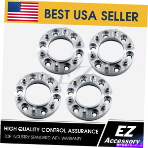 Xy[T[ g^}c_Rh̃nuSzC[A_v^[6x5.5 "Xy[T[1.5" 4 Hub Centric Wheel Adapters 6x5.5" Spacers 1.5" For Toyota Mazda Colorado