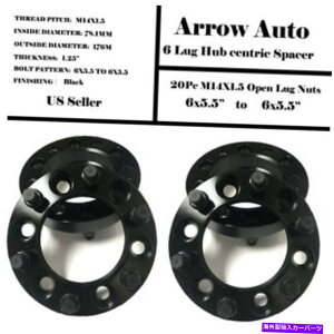 スペーサー 4PC 1.25 "厚さ6x5.5エスカレード/シルバラド/タホ用ハブ中心ホイールスペーサー 4PC 1.25" THICK 6X5.5 HUB CENTRIC WHEEL SPACER FOR ESCALADE/SILVERADO/TAHOE