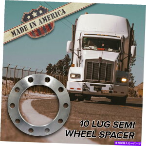 Xy[T[ ix2j10O| 10x285 | 22.5/24.5Z~zC[Xy[T[| 1 "iAJj (x2) 10 Lug | 10x285 | 22.5/24.5 Semi Wheel Spacers | 1" Thick (USA MADE)