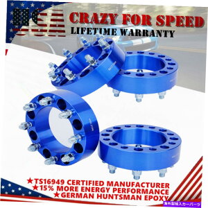 Xy[T[ 4PCS 2 "8OzC[Xy[T[A_v^[8x6.5 for GMC Chevy Silverado C/K 2500/3500 4Pcs 2" 8 Lug Wheel Spacers Adapters 8x6.5 For GMC Chevy Silverado C/K 2500/3500