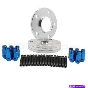 Xy[T[ 4 PC BMW 12mm20mmzC[Xy[T[ƃX^bhRo[Wu[[VOOibg 4 PC BMW 12MM & 20MM Wheel Spacers & Stud Conversion & Blue Racing Lug Nuts