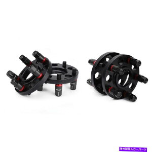 Xy[T[ 4PCS 15mmnuZgbN5x120zC[Xy[T[72.56mmt14x1.25O{gubN 4pcs 15mm Hub Centric 5x120 Wheel Spacers 72.56mm with 14x1.25 Lug Bolts Black
