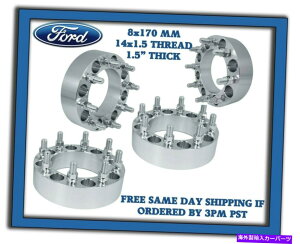 �X�y�[�T�[ 4�t�H�[�hF250 F350�p���[�X�g���[�N�X�[�p�[�f���[�e�B1.5 "�z�C�[���X�y�[�T�[8x170mm�����z�� 4 Ford F250 F350 PowerStroke Super Duty 1.5" Wheel Spacers 8x170mm Fast Shipping