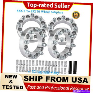 Xy[T[ 8x6.5?8x170zC[A_v^[9/16-18_bW̃tH[hzC[pO1.5C` *4 8X6.5 TO 8X170 WHEEL ADAPTERS 9/16-18 LUGS For FORD WHEELS ON DODGE 1.5 INCH *4
