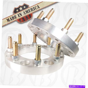 Xy[T[ 2pc |AJ8O6.5 "8x200mmA_v^[/Xy[T[VFr[| 14x1.5X^bh| 1" 2pc | USA MADE 8 Lug 6.5" to 8x200mm Adapter/Spacer CHEVY | 14x1.5 studs | 1"