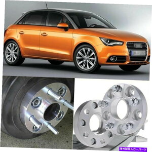 Xy[T[ 4PCS 5x100 57.1CB 25mm̃nuZN^bNzC[Xy[T[AEfBA1p 4pcs 5X100 57.1CB 25mm Thick Hubcenteric Wheel Spacer Adapters For Audi A1
