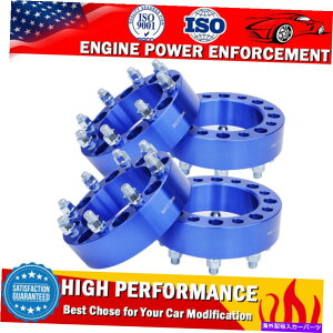 Xy[T[ 2 PC |AJ| 10O| 10x285 | 22.5/24.5 4 Pack 2'' 8 Lug Wheel Spacers Adapters 8x6.5 for Chevy C/K 2500/3500 GMC Sierra