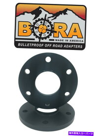 スペーサー h＆r 25mm dra 0.375" BORA Wheel Spacers for Toyota Tundra (2000-2006, 4 Spacers) USA Made