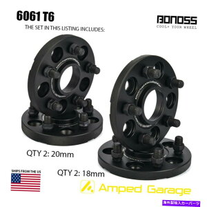 Xy[T[ Bonoss Forged 6061eXf3 SR/AWD/PERF 2PC 20mm 2PC 18mm̃zC[Xy[T[ BONOSS Forged 6061 Wheel Spacers for Tesla Model 3 SR/AWD/Perf 2Pc 20mm 2Pc 18mm
