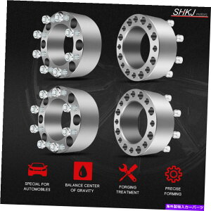 Xy[T[ 4x 1.5 ''tH[htH[hpp8x6.5-8x6.69 9/16-18 130mm 4 Wheel Spacers 8X170 3" For Ford F-350 Super Duty Excursion Limited Xlt 6.7L