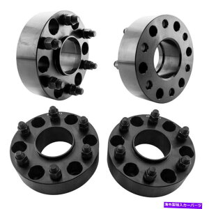 �X�y�[�T�[ 4PCS 6x139.7mm�n�u�Z���g���b�N�z�C�[���X�y�[�T�[99-17�L���f���b�N�G�X�J���[�h�p2�C���`�u���b�N 4pcs 6x139.7mm Hubcentric Wheel Spacers 2 Inch Black for 99-17 Cadillac Escalade�y���s�A���i�z
