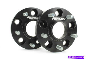 スペーサー ペリン20mmホイールスペーサー5x114.3 64.1mmハブブラックホンダシビックSI 17-21 L15B7 Perrin 20mm Wheel Spacers 5x114.3 64.1mm Hub Black Honda Civic Si 17-21 L15B7