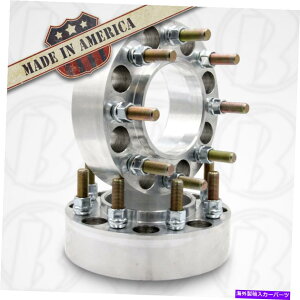 �X�y�[�T�[ 2pc | 8���O8x6.5 "Chevy Hub Centric Wheel Spacer/Adapt�B2"�X�^�b�h�ƃi�b�c�̌���2 " 2pc | 8 Lug 8x6.5" CHEVY HUB CENTRIC Wheel Spacer/adapt. 2" Thick W/Studs &nuts