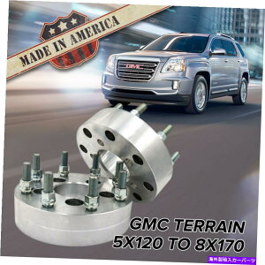 �X�y�[�T�[ 2PC 5x120?8x170�iGMC Honda Cadillac Land Rover�j|�z�C�[���A�_�v�^�[ / 2 �X�y�[�T�[ 2pc 5x120 to 8x170 (GMC Honda Cadillac Land Rover) | Wheel Adapters / 2 Spacers�y���s�A���i�z