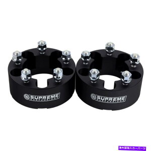 �X�y�[�T�[ Ford Bronco II 84-90 Supreme Suspensions Pro�r���b�g�u���b�N�z�C�[���X�y�[�T�[�Z�b�g For Ford Bronco II 84-90 Supreme Suspensions Pro Billet Black Wheel Spacer Set�y���s�A���i�z