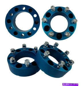 Xy[T[ 4PCS 2 "6 x 5.5"u[zC[Xy[T[M12 x 1.5 108mm{AtBbgg^4runner 4Pcs 2" 6 x 5.5" Blue Wheel Spacers M12 x 1.5 108mm Bore fits Toyota 4Runner
