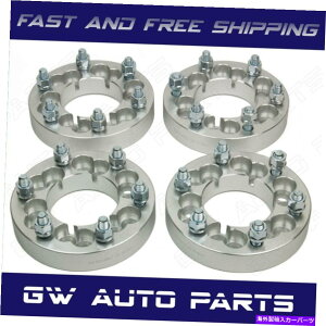 Xy[T[ 4 PCS 1.25 "zC[Xy[T[A_v^[6x5.5܂6x135?6x135 CB108X^bh14x1.5 4 PCs 1.25" WHEEL SPACER ADAPTERS 6X5.5 OR 6X135 TO 6X135 CB108 STUD 14X1.5
