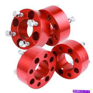 Xy[T[ 2 "4x4zC[Xy[T[A_v^[bhfor EZ goNuJ[StJ[g1/2" x20X^bh 2" 4x4 Wheel Spacers Adapters Red for EZ GO Club Car Golf Cart 1/2"x20 Studs