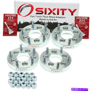 �X�y�[�T�[ 4PC 5x4.5 ����5x5.5�z�C�[���X�y�[�T�[�A�_�v�^�[1 �}�c�_B2500 B3000 B4000 lb 4pc 5x4.5 to 5x5.5 Wheel Spacers Adapters 1 for Mazda B2500 B3000 B4000 lb�y���s�A���i�z