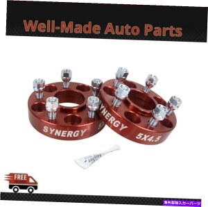 �X�y�[�T�[ 02-04���o�e�B�[�̂��߂ɁA����I�n�u���S�z�C�[���X�y�[�T�[ Synergy Hub Centric Wheel Spacers 1.25in W Pair 4111-5-45-H For 02-04 LIBERTY�y���s�A���i�z