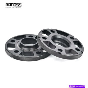 Xy[T[ 2x 12mm BonossubNzɎ_zC[Xy[T[̂߂̃AEfB2019 A3 2x 12mm BONOSS Black Anodized Wheel Spacers for Audi 2019 A3