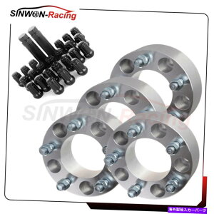 Xy[T[ 4pcs 2 "5x5?5x5 1/2"zC[Xy[T[ +W[vp2keys + 23pcsOibg 4Pcs 2" Thick 5x5 to 5x5 1/2" wheel spacers + 2Keys for Jeep +23Pcs Lug Nuts