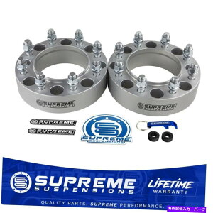 スペーサー フィット05-22フォードエクスカーションF250 F350 SDフロント2xハブセントリック2 "ホイールスペーサー Fits 05-22 Ford Excursion F250 F350 SD Front 2x Hubcentric 2" Wheel Spacers