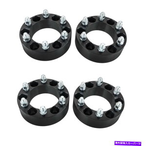 Xy[T[ 4PC 2 "ubN6x5.5 14x1.5LfbNV{[GMCpzC[Xy[T[A_v^[ 4pc 2" Black 6x5.5 14x1.5 Wheel Spacers Adapters For Cadillac Chevrolet GMC
