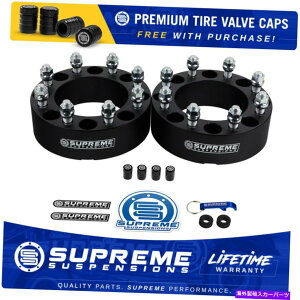 Xy[T[ Dodge Ram 8x6.5 "BP / 9/16" X18X^bh +^CouLbvpɐݒ肳ꂽzC[Xy[T[ Wheel Spacers Set For DODGE RAM 8x6.5" BP / 9/16"x18 Studs + Tire Valve Caps