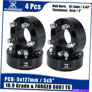 Xy[T[ 5O5x5 "2"W[vR}_[2006 2007 2008 09 10p̃zC[Xy[T[A_v^[ Car 5 Lug 5x5" 2" Wheel Spacers Adapters for Jeep Commander 2006 2007 2008 09 10
