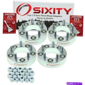 Xy[T[ 4PC 5x5 "5x4.5"zC[Xy[T[A_v^[1.5 "V{[AXgC10sbNAbvZN 4pc 5x5" to 5x4.5" Wheel Spacers Adapters 1.5" for Chevy Astro C10 Pickup zn