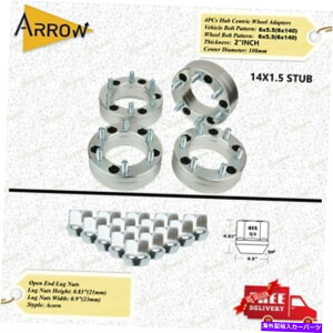 スペーサー 4pc 2 "厚さ6x5.5?6x5.5エスカレード/シルバラド/タホ用のホイールアダプタースペーサー 4PC 2" THICK 6X5.5 to 6x5.5 WHEEL ADAPTER SPACER FOR ESCALADE/SILVERADO/TAHOE