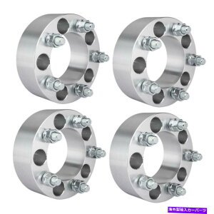 �X�y�[�T�[ 4PCS 2 "5x4.5 5x114.3�z�C�[���X�y�[�T�[�A�_�v�^�[�W�[�v�����O���[�p��1/2" x20�X�^�b�h 4Pcs 2" 5x4.5 5x114.3 Wheel Spacers Adapters 1/2"x20 Studs For Jeep Wrangler
