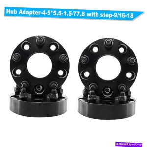 �X�y�[�T�[ �i4�j1.5 "�n�u�Z���g���b�N�z�C�[���X�y�[�T�[5x5.5�A�_�v�^�[9/16�h�b�WRAM 1500�p�X�^�b�h (4) 1.5" Hubcentric Wheel Spacers 5x5.5 Adapters 9/16 Studs For Dodge Ram 1500