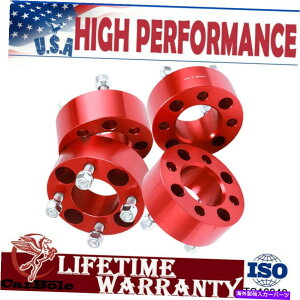 �X�y�[�T�[ 4pc 2 4x4�z�C�[���X�y�[�T�[�G�Y�p�̃S�[�N���u�J�[�S���t�J�[�g1/2 x20�X�^�b�h���b�h 4PC 2 4x4 Wheel Spacers Adapters For EZ GO Club Car Golf Cart 1/2x20 Studs Red�y���s�A���i�z