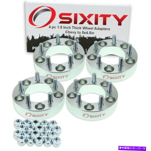 �X�y�[�T�[ 4PC 5x5 ����5x4.5�z�C�[���X�y�[�T�[�A�_�v�^�[1.5 �V�{���[�u���U�[C10 R10 4pc 5x5 to 5x4.5 Wheel Spacers Adapters 1.5 for Chevy Blazer C10 R10 ie�y���s�A���i�z
